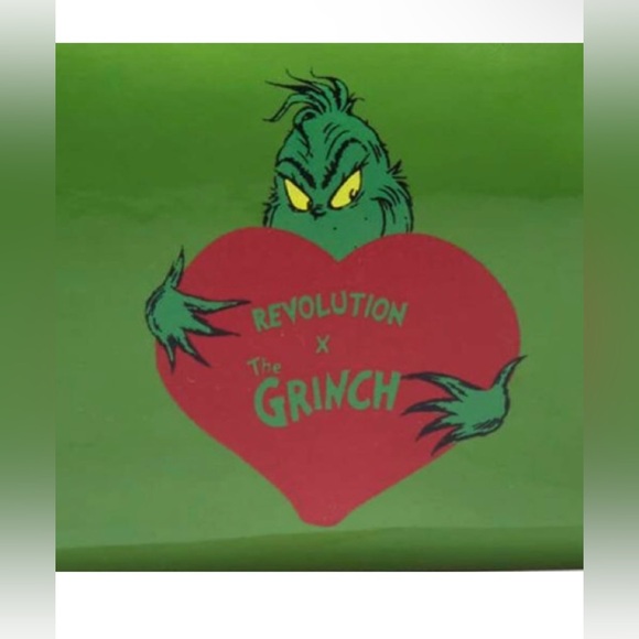 The Grinch x Revolution Mini Cosmetic Bag Limited Ed. - NWT - Picture 5 of 11